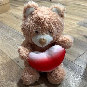 Adorable Plush Teddy Bear with Heart